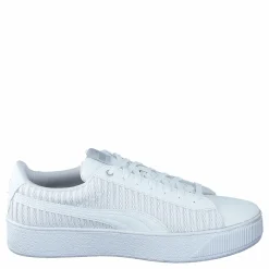 Puma Vikky Platform Ep Q2 White- White Vit New