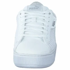 Puma Vikky Platform Ep Q2 White- White Vit New