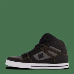 DC Shoes Pure High-top Wc Black/armor/black Svart New