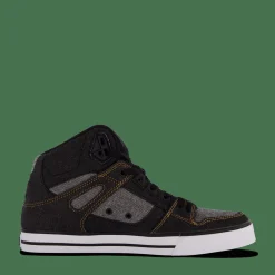 DC Shoes Pure High-top Wc Black/armor/black Svart New