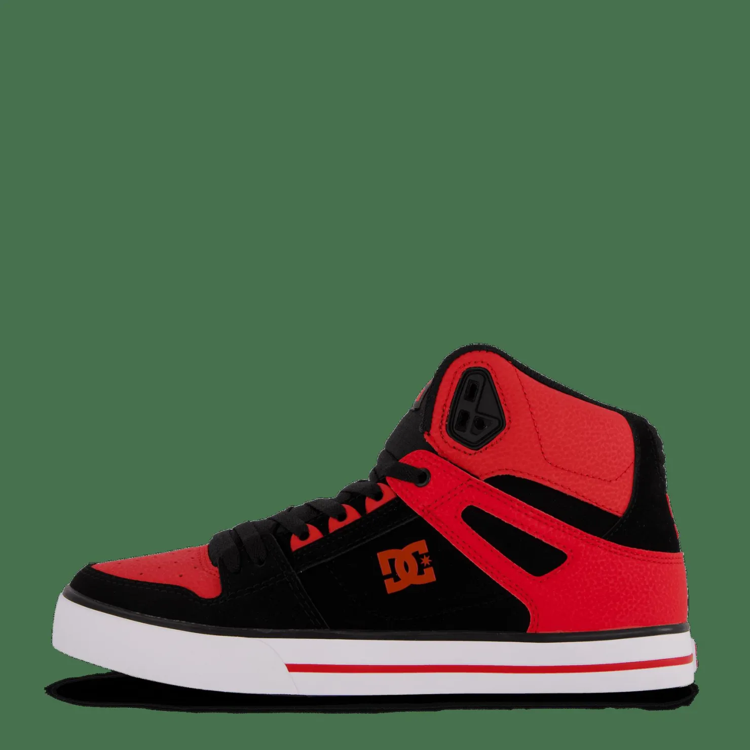 DC Shoes Pure High-top Wc Fiery Red/white/black Röd Hot