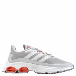 adidas Quadcube Shoes Dash Grey / Dash Grey / Grey Two Vit och Röd Sale