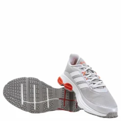 adidas Quadcube Shoes Dash Grey / Dash Grey / Grey Two Vit och Röd Sale