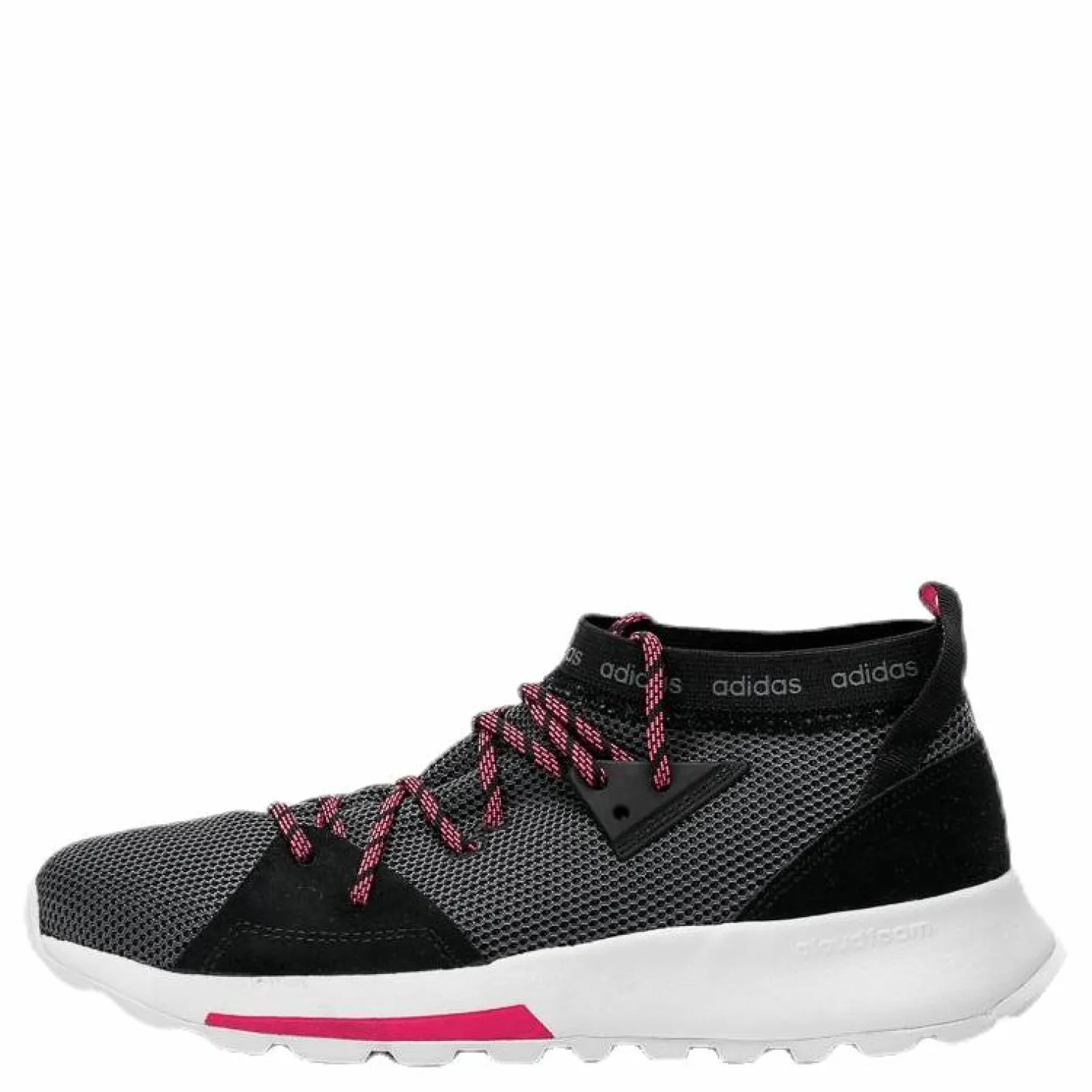 adidas Quesa Shoes Core Black / Grey Five / Shock Pink Rosa och Svart Clearance