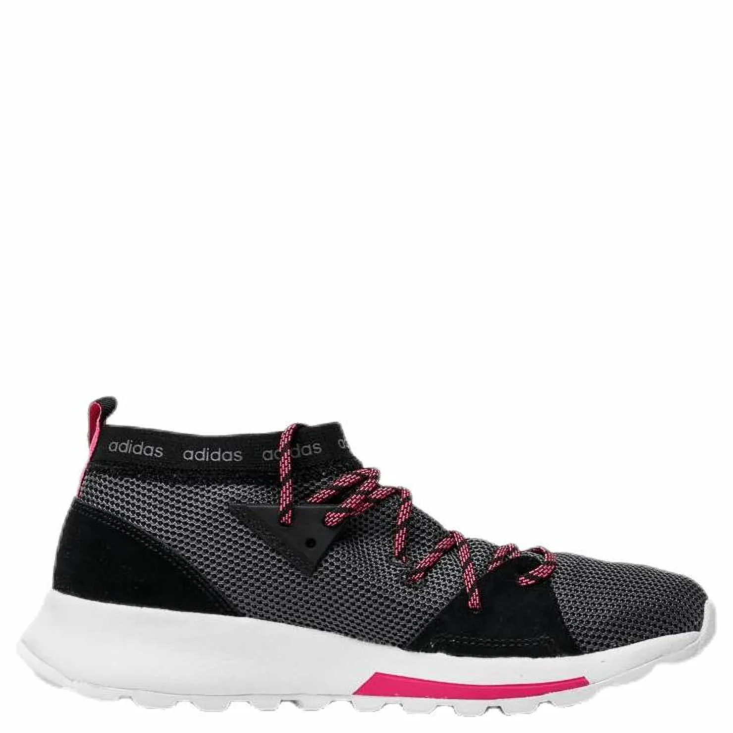 adidas Quesa Shoes Core Black / Grey Five / Shock Pink Rosa och Svart Clearance