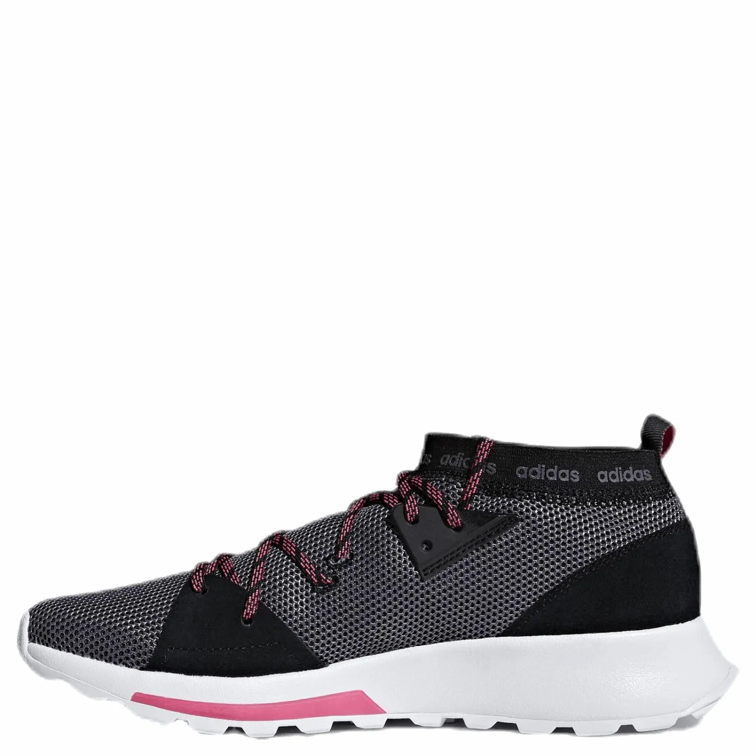 adidas Quesa Shoes Core Black / Grey Five / Shock Pink Rosa och Svart Clearance