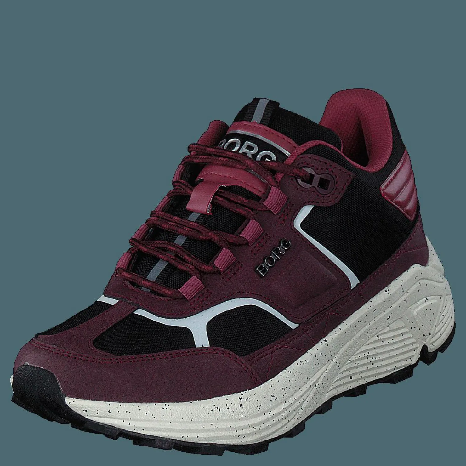 Björn Borg R1300 Mid Blk Spk W Burgundy-black Lila Discount