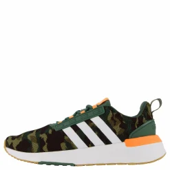 adidas Racer TR21 Cloudfoam Lifestyle Running Shoes Green Oxide / Cloud White / Screaming Orange Svart New