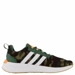 adidas Racer TR21 Cloudfoam Lifestyle Running Shoes Green Oxide / Cloud White / Screaming Orange Svart New
