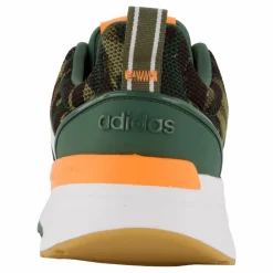 adidas Racer TR21 Cloudfoam Lifestyle Running Shoes Green Oxide / Cloud White / Screaming Orange Svart New