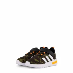 adidas Racer TR23 Shoes Kids Shadow Olive / Cloud White / Screaming Orange Flerfärgad Sale