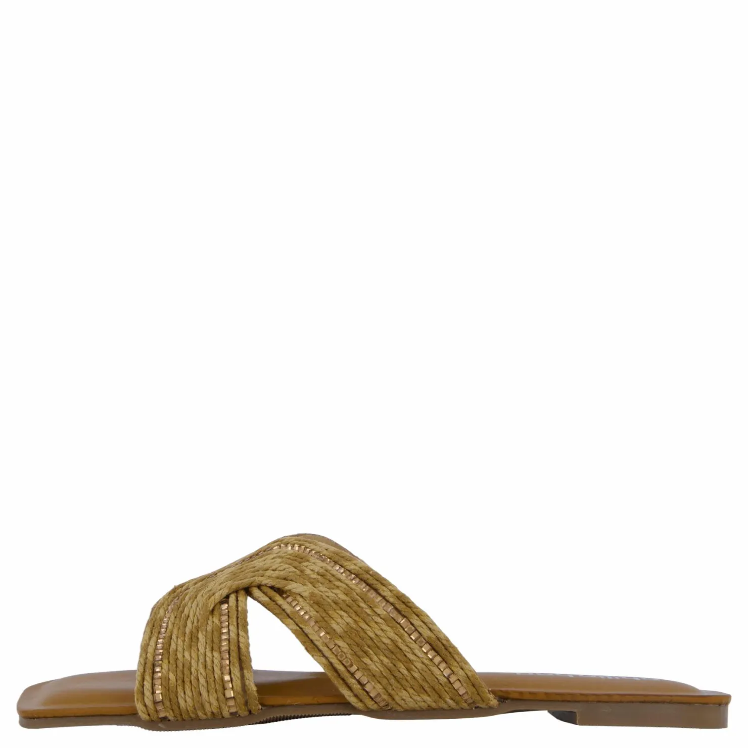Philip Hog Raffia Beige Brun och Guld Online
