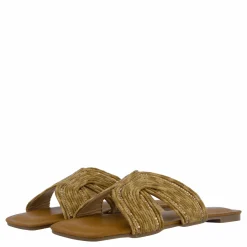 Philip Hog Raffia Beige Brun och Guld Online