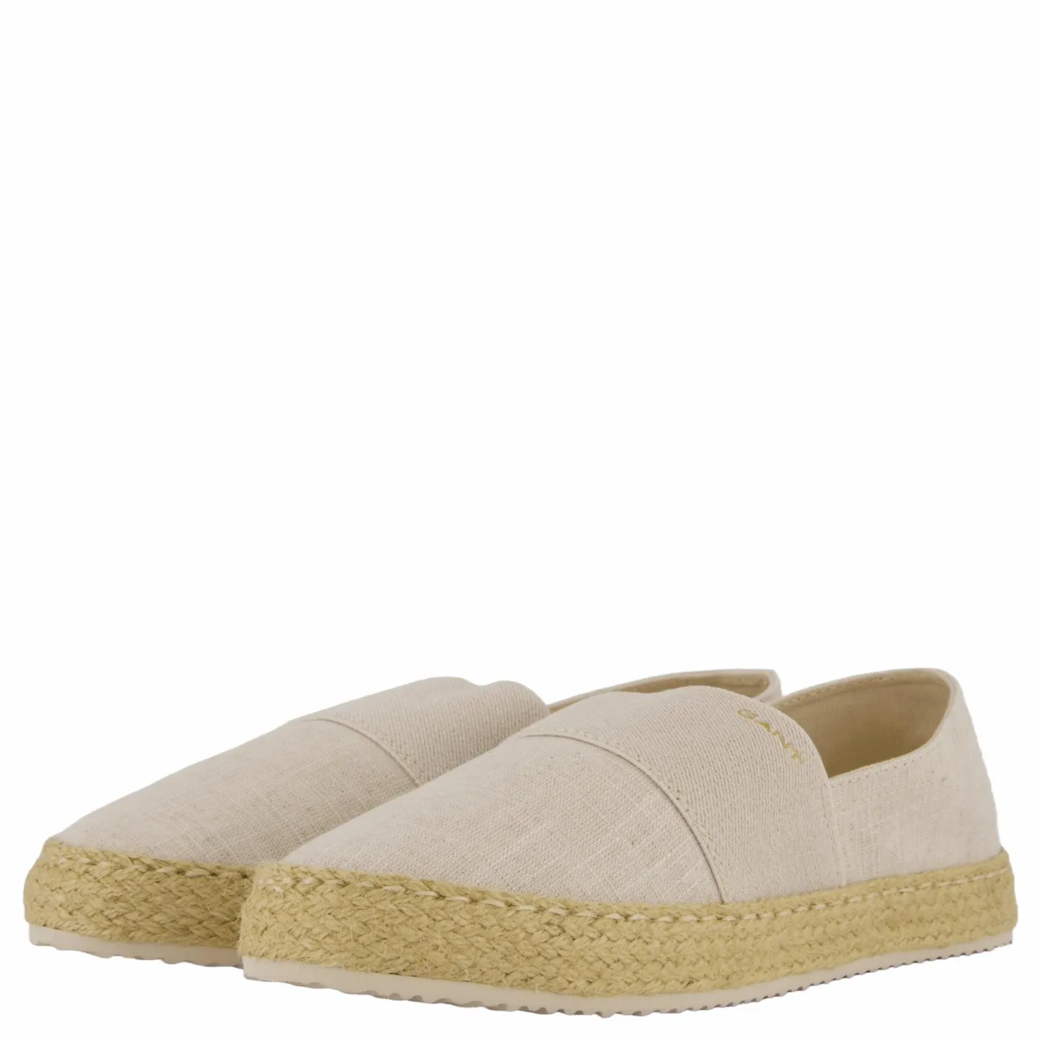 Gant Raffiaville Espadrille Dry Sand White och Beige Sale