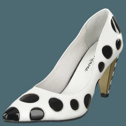 Lola Ramona Ramona White/black Dots Vit Sale