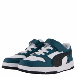 Puma Rbd Game Low Ac+ps Cold Green- Black- Whi Vit, Blå, Grön och Flerfärgad New