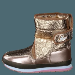 Rubber Duck Rd Cracked Metallic Kids Rose Gold Brun New