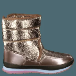 Rubber Duck Rd Cracked Metallic Kids Rose Gold Brun New