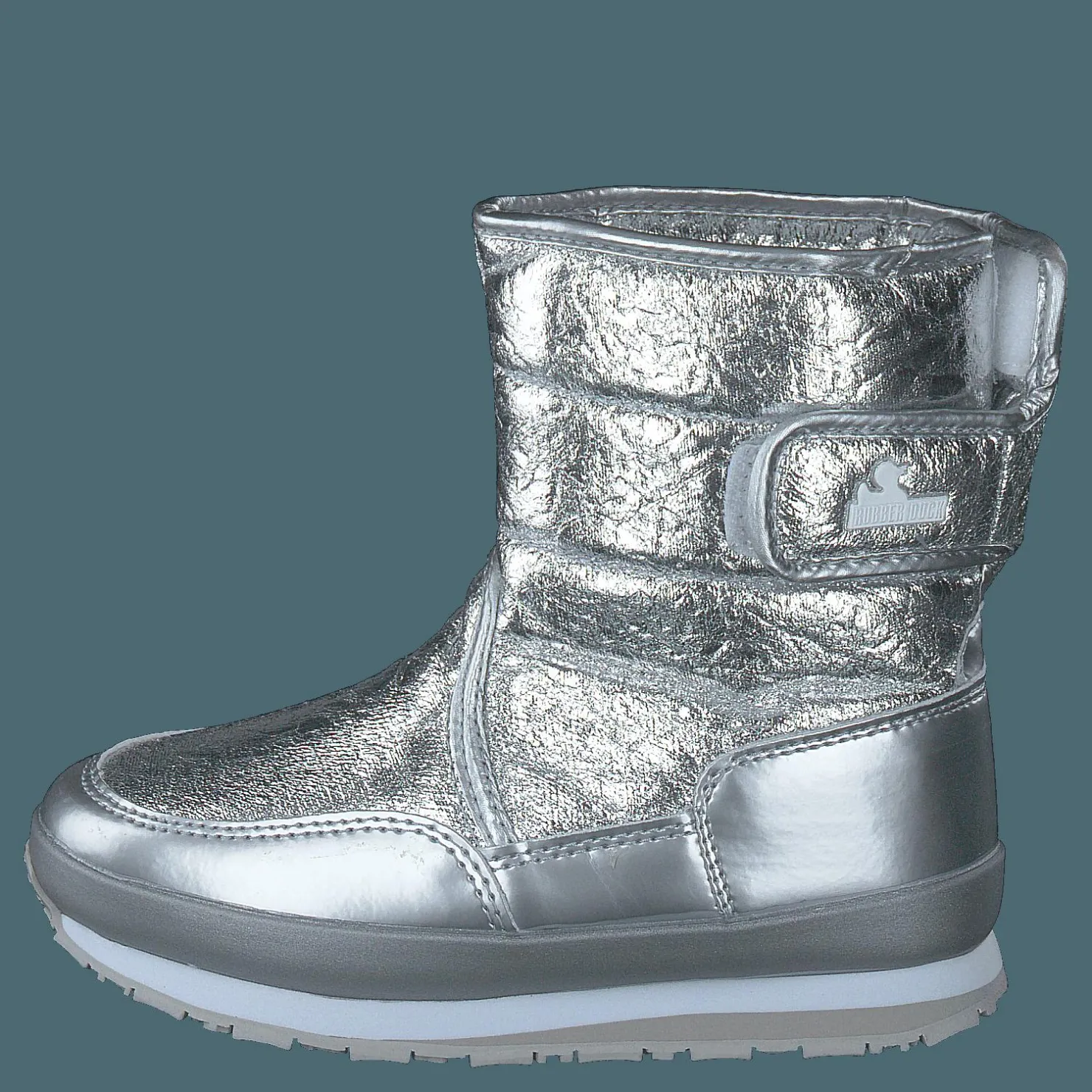 Rubber Duck Rd Cracked Metallic Kids Silver Grå Clearance