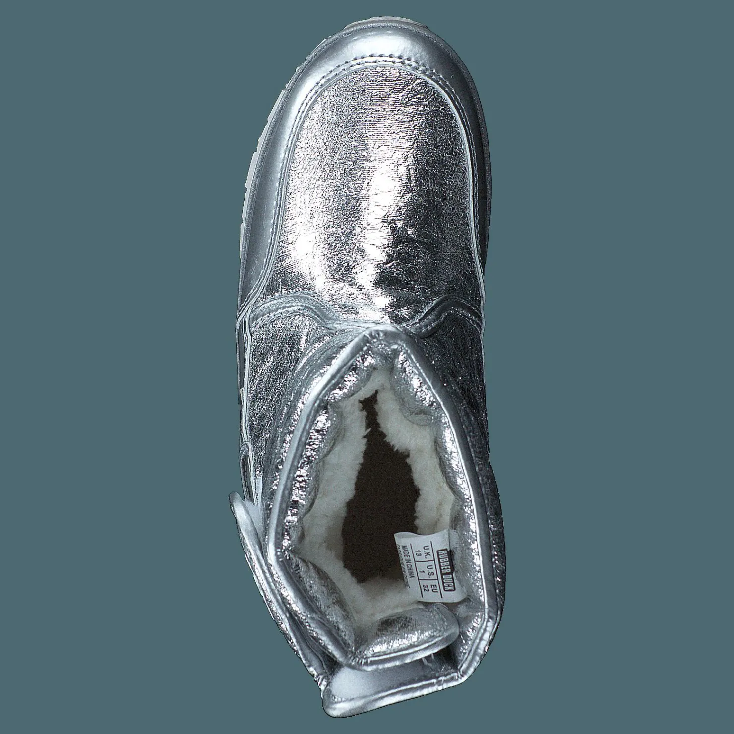 Rubber Duck Rd Cracked Metallic Kids Silver Grå Clearance