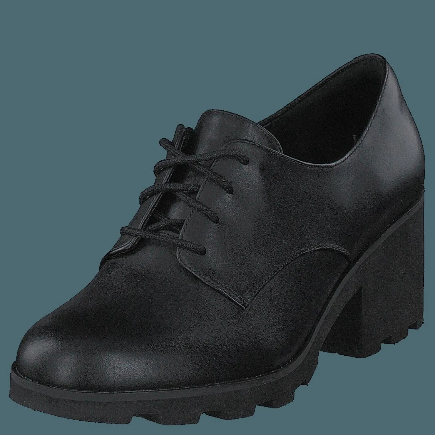 Clarks Rene Lace Black Leahter Svart Clearance