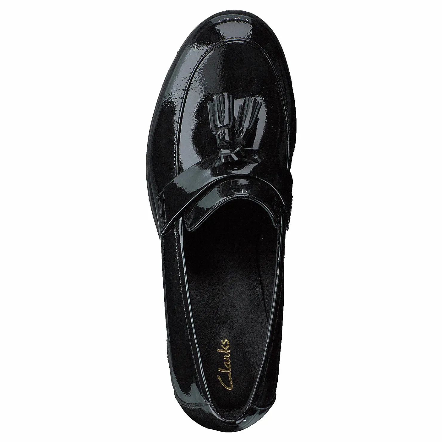 Clarks Rene Loafer Black Patent Svart Sale