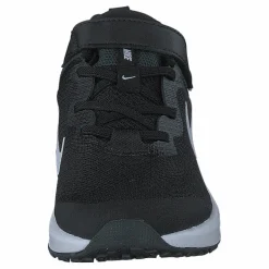 Nike Revolution 6 Little Kids' Shoes BLACK/WHITE-DK SMOKE GREY Grå Discount
