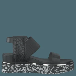 United Nude Rico Sandal Black Grå Sale