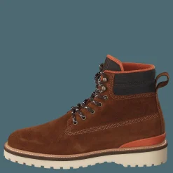 Gant Roden Mid Lace Boot Cognac Brun Outlet