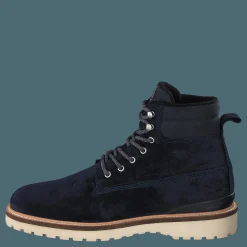 Gant Roden Mid Lace Boot Marine Blå Outlet