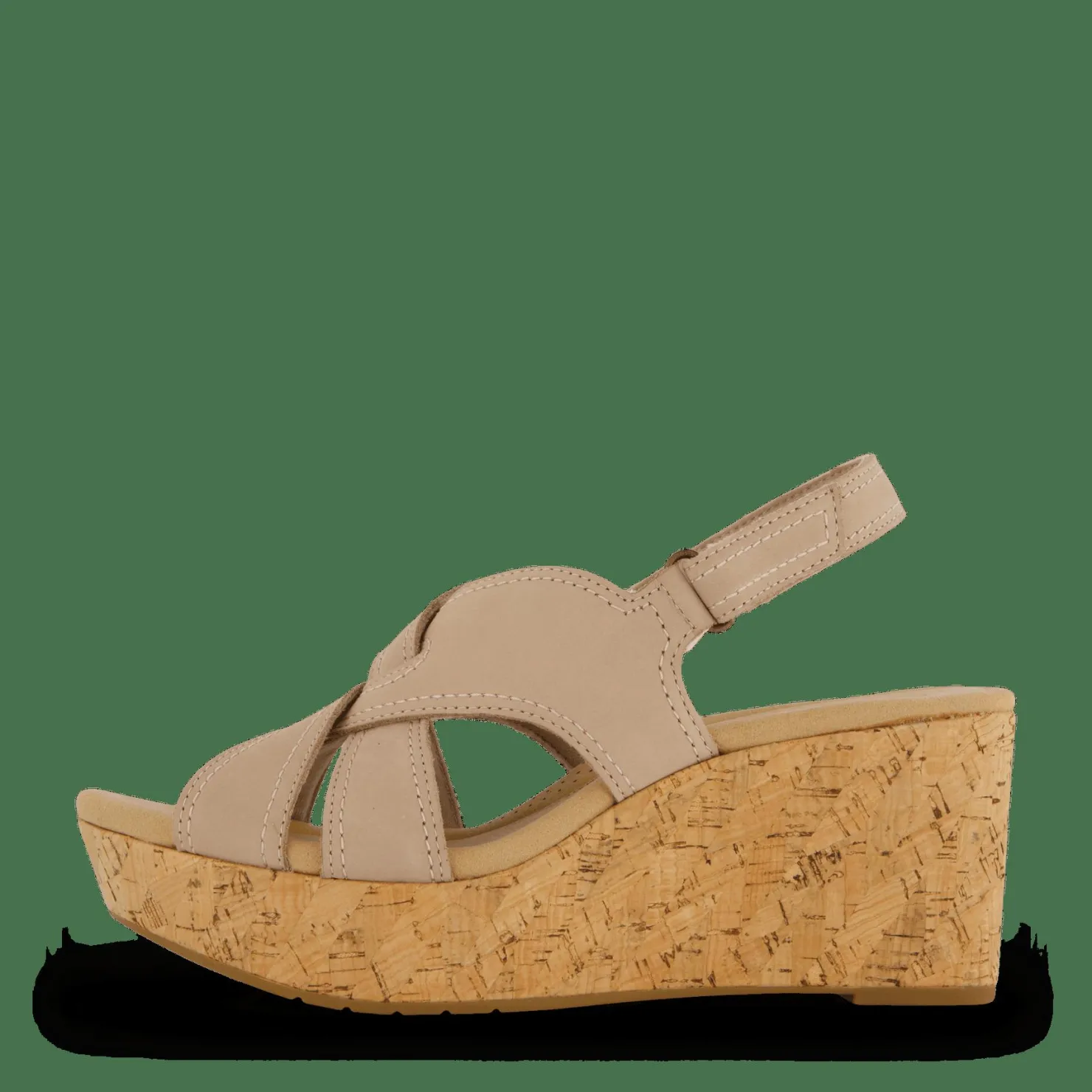 Clarks Rose Erin Sand Nubuck Beige Outlet