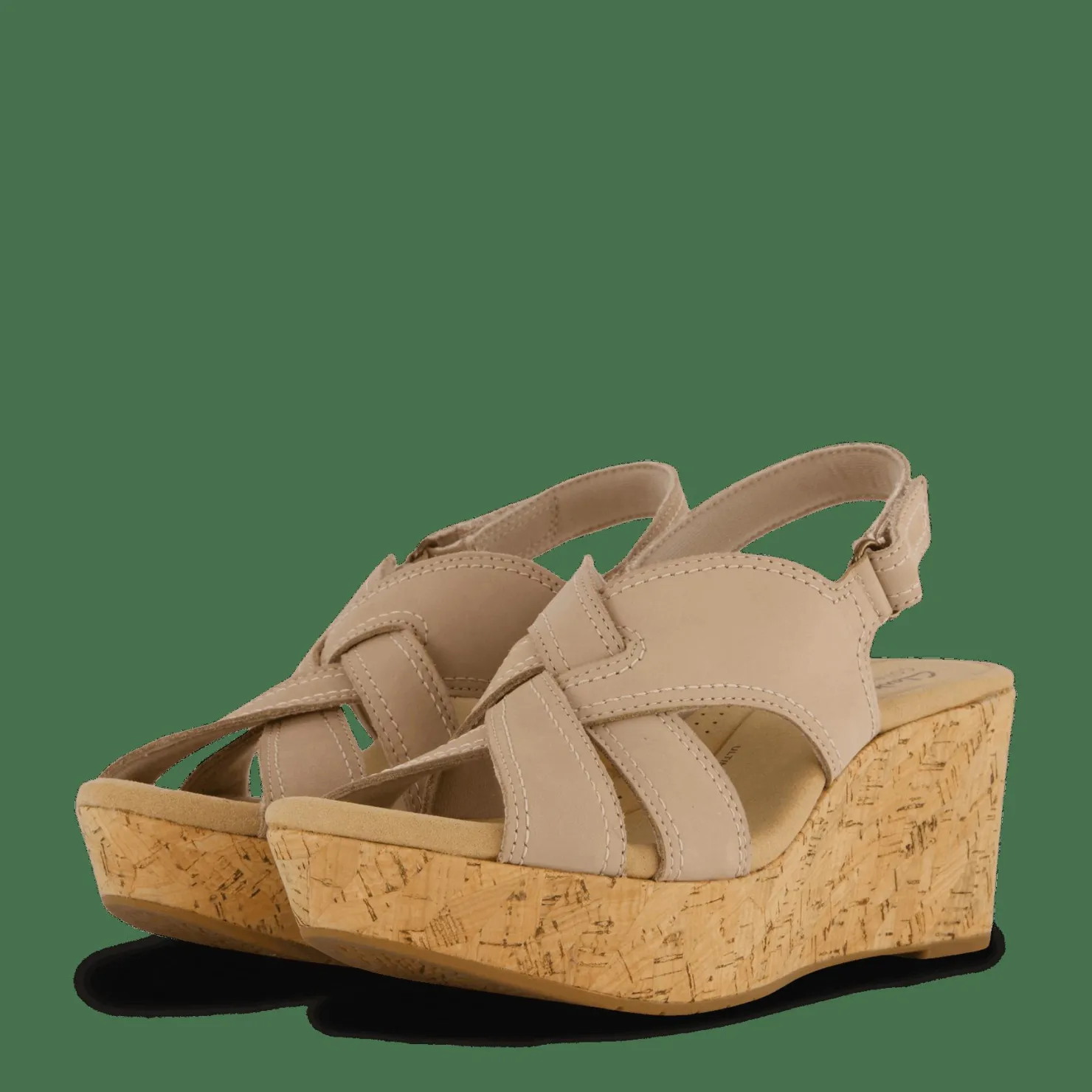 Clarks Rose Erin Sand Nubuck Beige Outlet