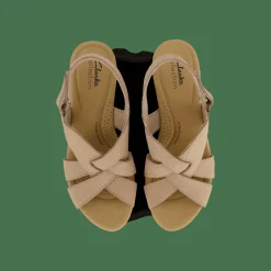 Clarks Rose Erin Sand Nubuck Beige Outlet