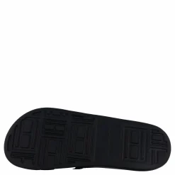 Tommy Hilfiger Rubber Th Flag Pool Slide Black Blå Discount