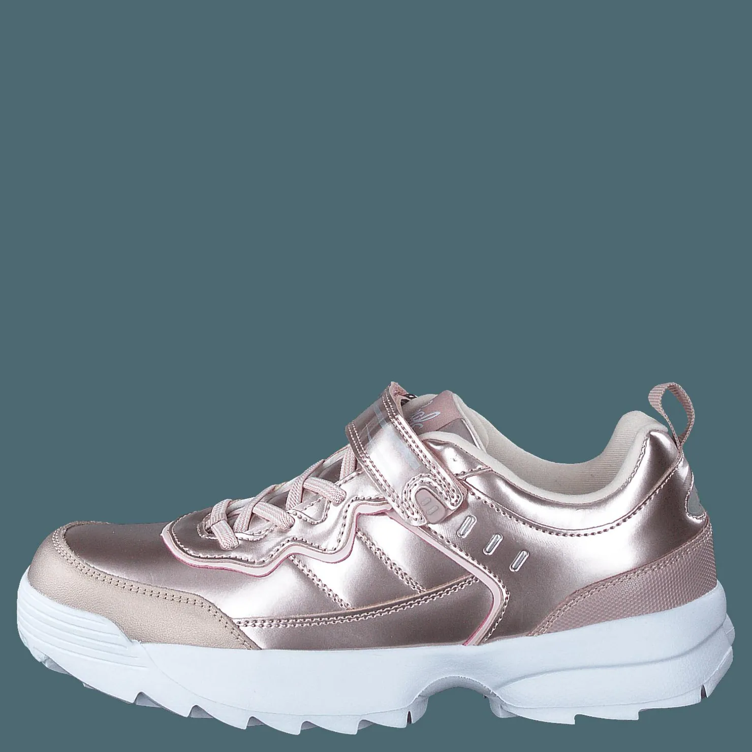 Leaf Ruka Pink Rosa och Metallisk Clearance