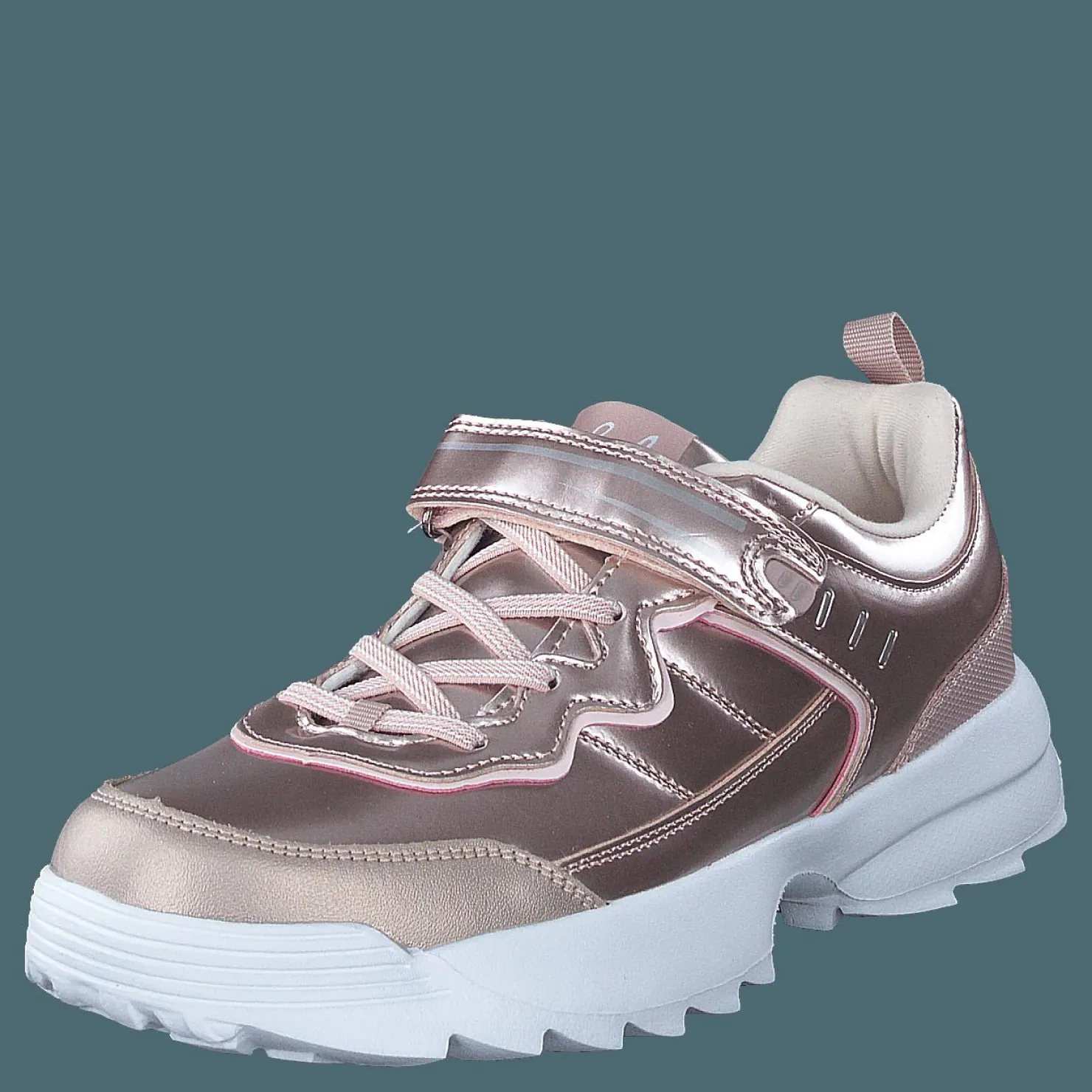 Leaf Ruka Pink Rosa och Metallisk Clearance