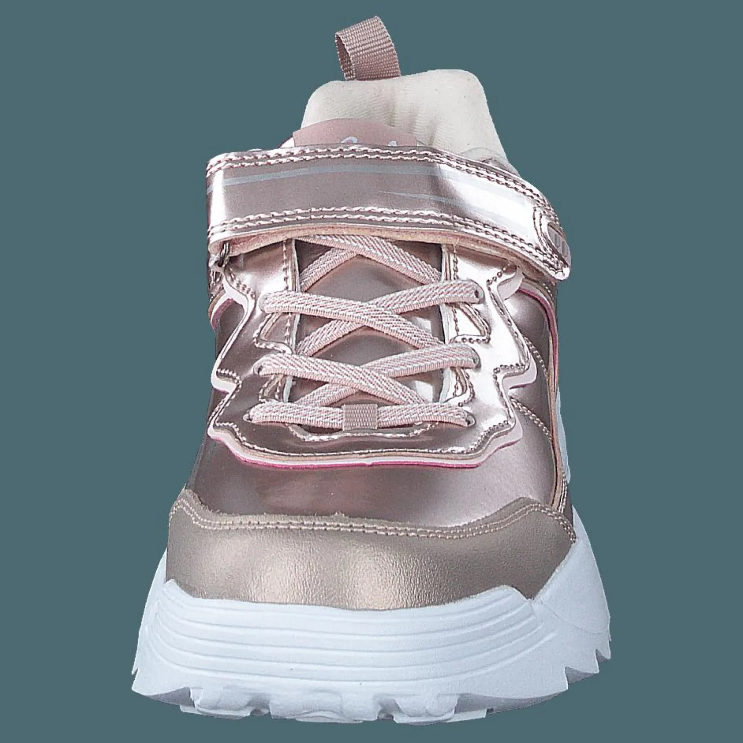 Leaf Ruka Pink Rosa och Metallisk Clearance