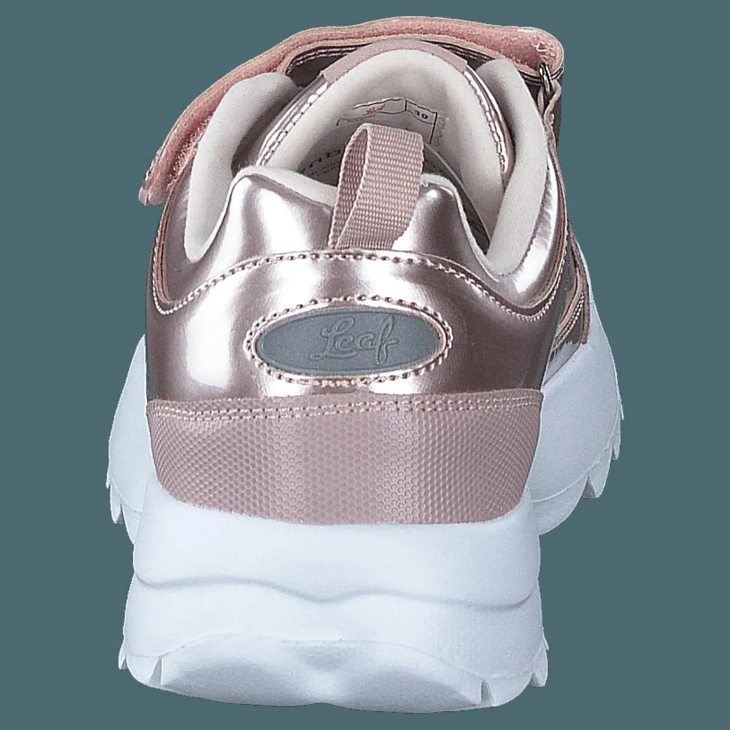 Leaf Ruka Pink Rosa och Metallisk Clearance