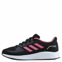 adidas Runfalcon 2.0 Shoes Core Black / Rose Tone / Pulse Yellow Svart New