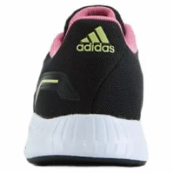 adidas Runfalcon 2.0 Shoes Core Black / Rose Tone / Pulse Yellow Svart New