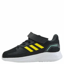 adidas Runfalcon 2.0 Shoes Core Black / Beam Yellow / Beam Green Svart Sale