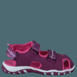 Leaf Runn Dk Pink Rosa och Lila Sale