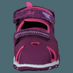 Leaf Runn Dk Pink Rosa och Lila Sale