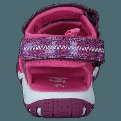 Leaf Runn Dk Pink Rosa och Lila Sale