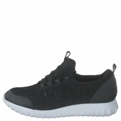 Calvin Klein Runner Sneaker Laceup Mesh Black Svart Discount