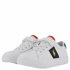 Ralph Lauren Junior Ryley Ps T-white Tumbled/navy/green W/ Vit Hot