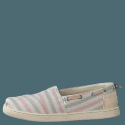 Toms Salmon Wvn Strpe/syn Yt Bimini Pink Beige och Grå Outlet