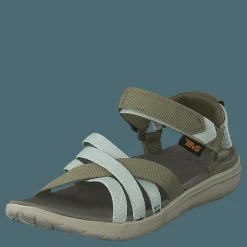 Teva Sanborn Sandal Burnt Olive/seafoam Grå och Grön