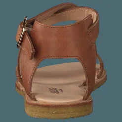 Angulus Sandal With Buckle Tan Brun Hot