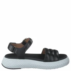 Emporio Armani Sandalo Pelle A083 Black Svart Hot
